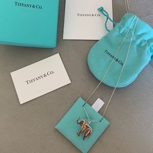 100% authentic Tiffany & Co. elephant necklace